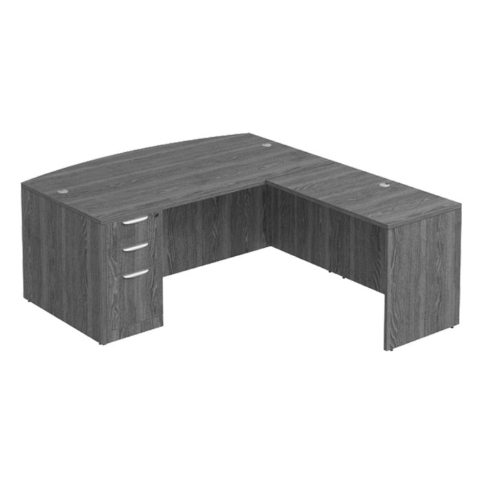 Bowfront LShape w/ 24x47 Return BBF Pedl NPG
