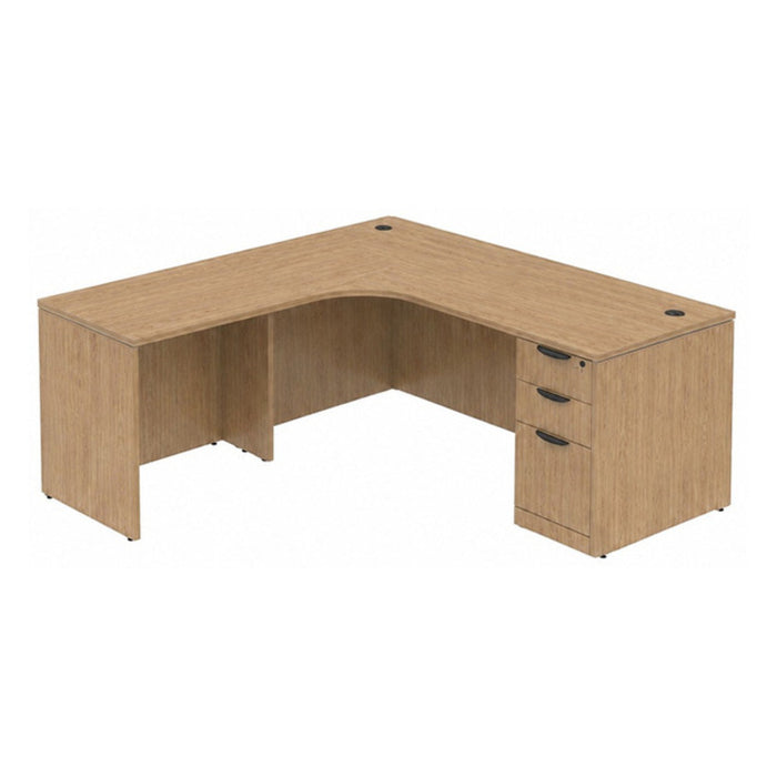 71x66"x30"D radius Lshape left return,BBF ped APN