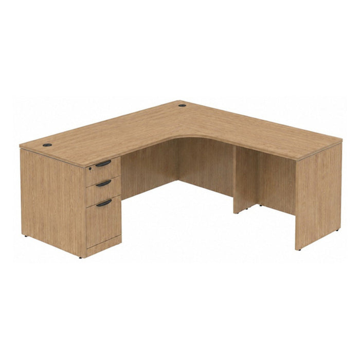 71x66"x30"D radius Lshape right return,BBF ped APN