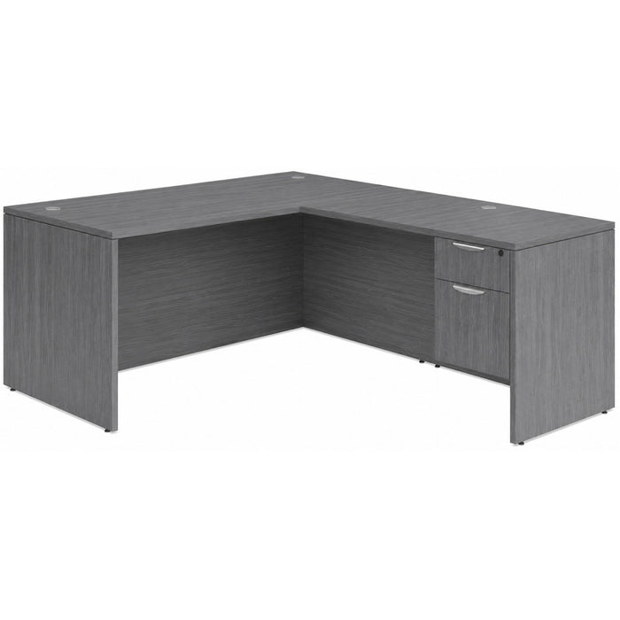 Classic 30x60"single BF ped desk w/47"return CG