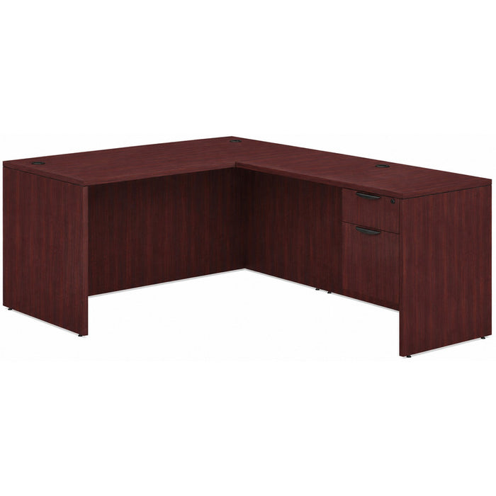 Classic 30x60"single BF ped desk w/47"return MAH