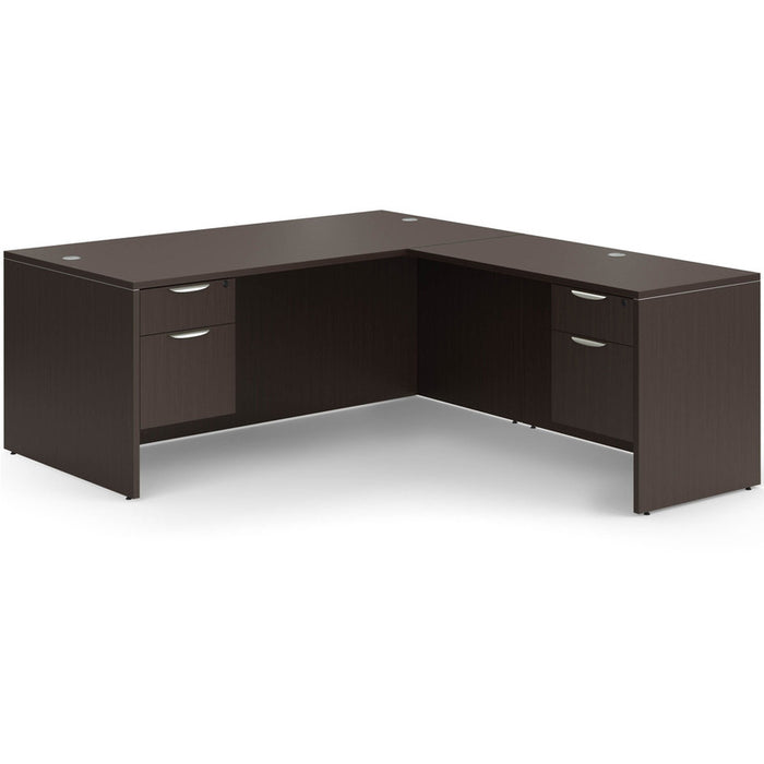 Classic 30x60"double BF ped desk w/47"return ESP