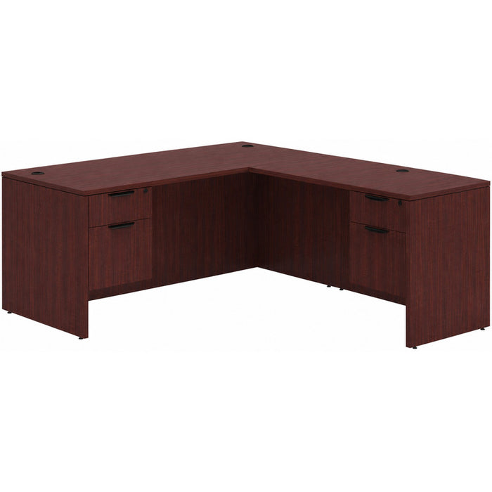 Classic 30x60"double BF ped desk w/47"return MAH