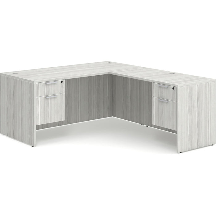 Classic 30x60"double BF ped desk w/47"return SLB
