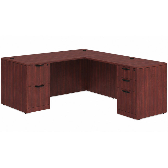 Classic 30x60" BBF/FF ped desk w/47"return MAH
