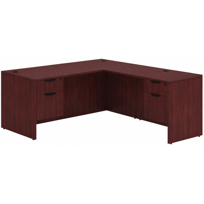 Classic 30x66"double BF ped desk w/47"return MAH