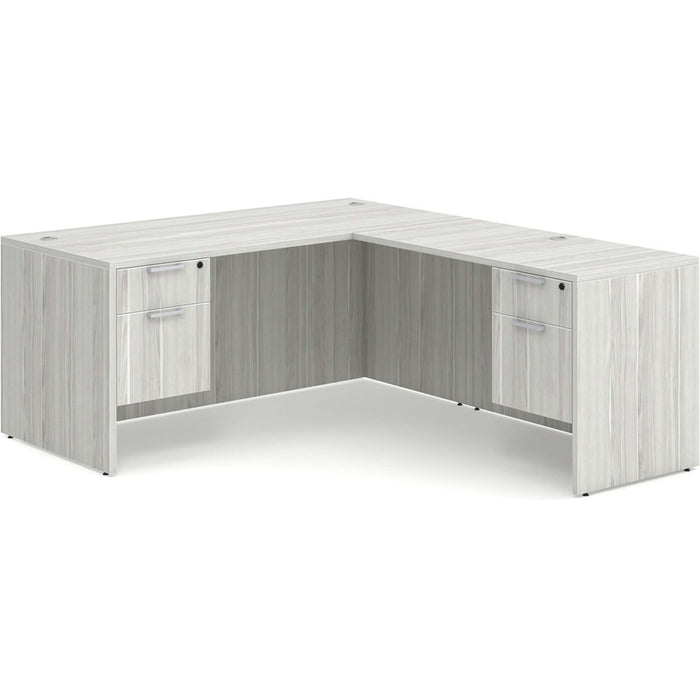 Classic 30x66"double BF ped desk w/47"return SLB