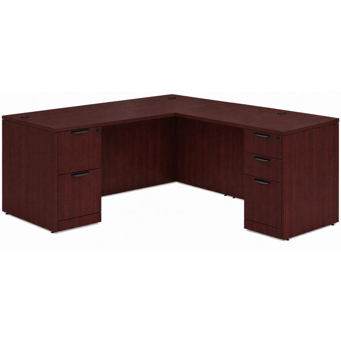 Classic 30x66" BBF/FF ped desk w/47"return MAH