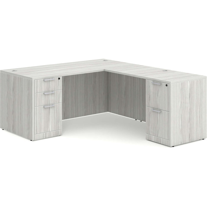 Classic 30x66" BBF/FF ped desk w/47"return SLB