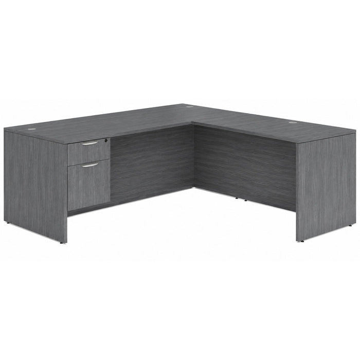 Classic 30x71"single BF ped desk w/47"return CG