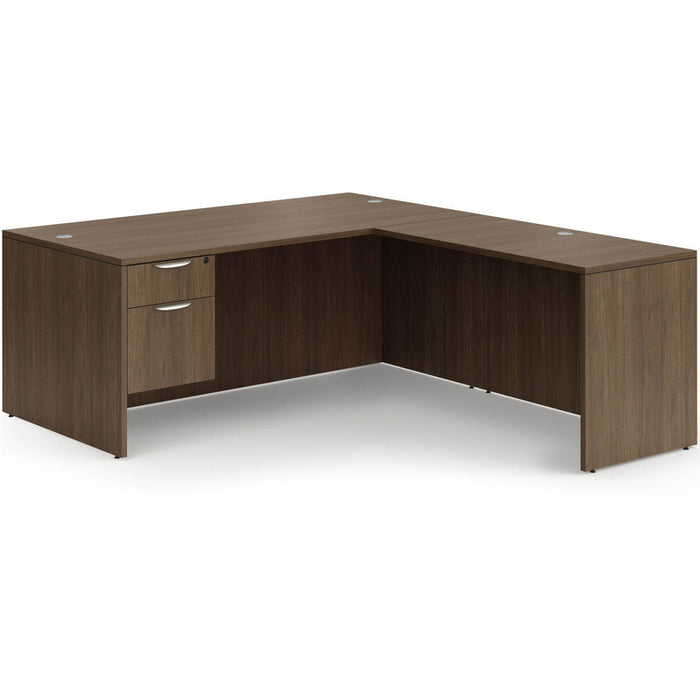 Classic 30x71"single BF ped desk w/47"return MWN