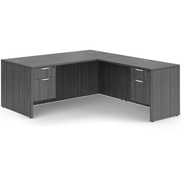 Classic 30x71"double BF ped desk w/47"return NPG