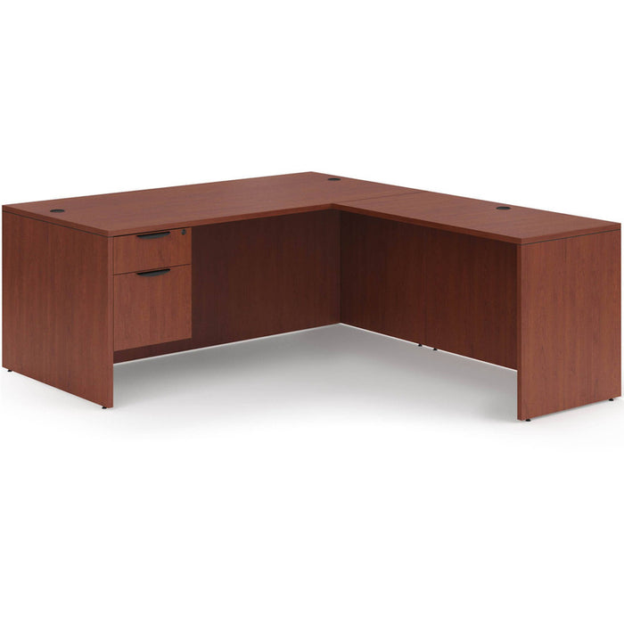 Classic 36x71"single BF ped desk &47"return Cherry
