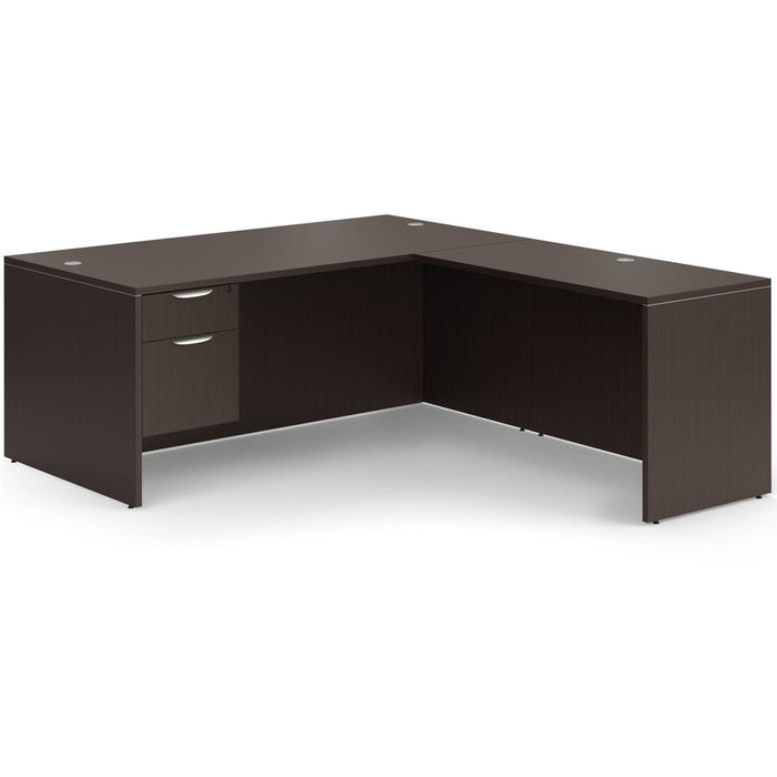 Classic 36x71"single BF ped desk w/47"return ESP