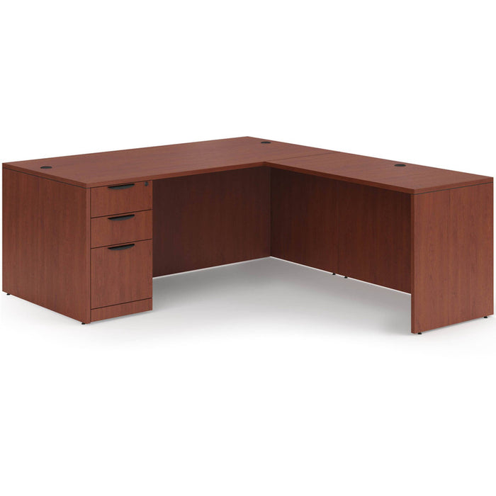 Classic 3671 single BBF ped desk &47"return Cherry