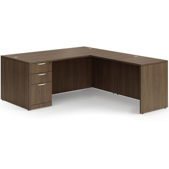 Classic 3671 single BBF ped desk w/47"return MWN