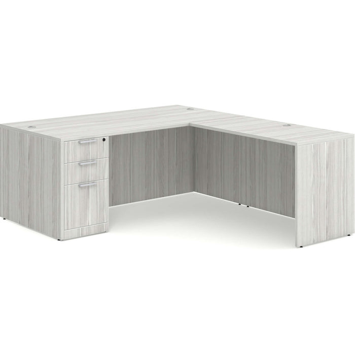Classic 3671 single BBF ped desk w/47"return SLB