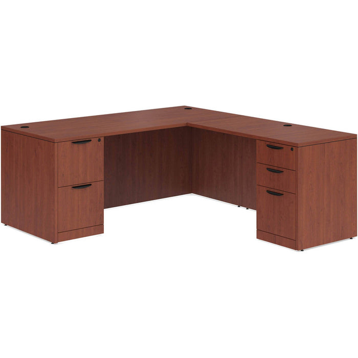 Classic 36x71" BBF/FF ped desk &47"return Cherry