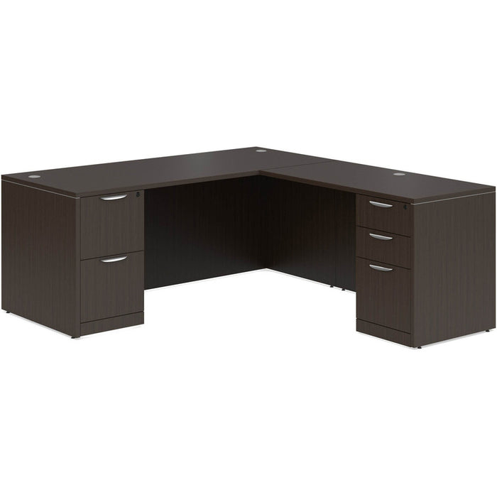 Classic 36x71" BBF/FF ped desk w/47"return ESP