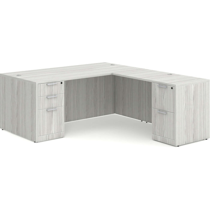 Classic 36x71" BBF/FF ped desk w/47"return SLB