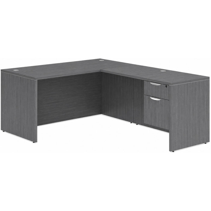 Classic 30x60"single BF ped desk w/42"return CG