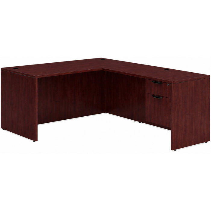 Classic 30x60"single BF ped desk w/42"return MAH
