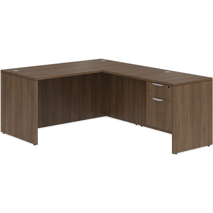 Classic 30x60"single BF ped desk w/42"return MWN