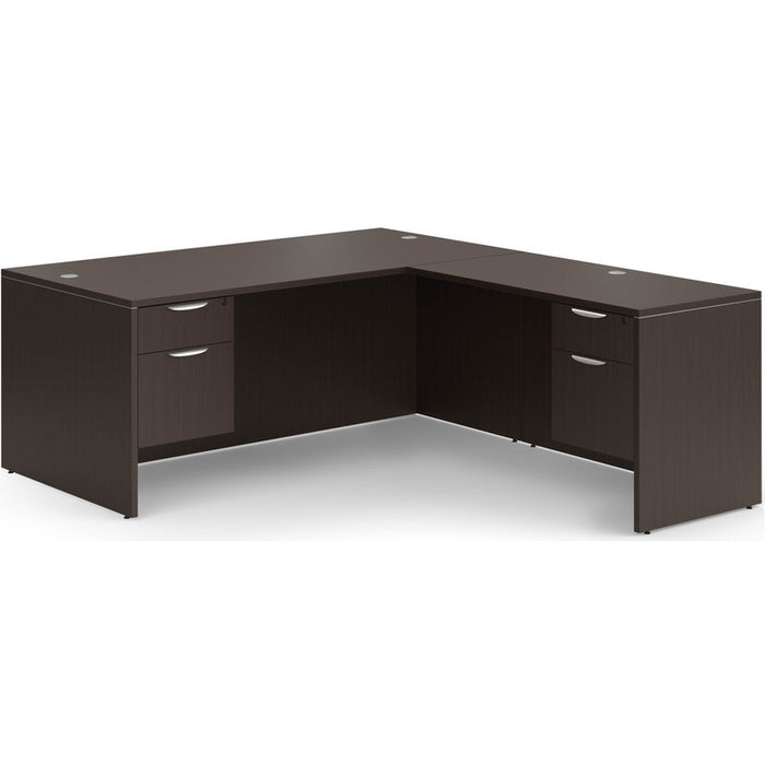 Classic 30x60"double BF ped desk w/42"return ESP