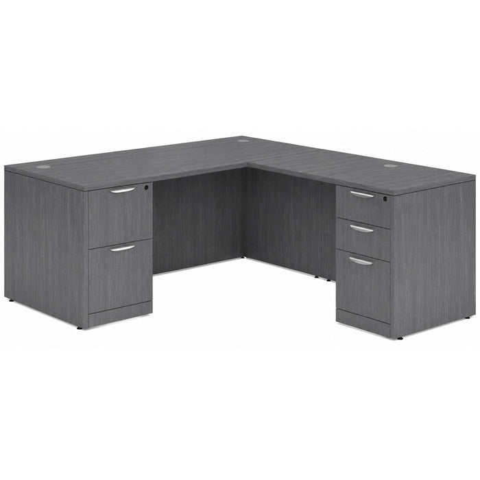Classic 30x60" BBF/FF ped desk w/42"return CG