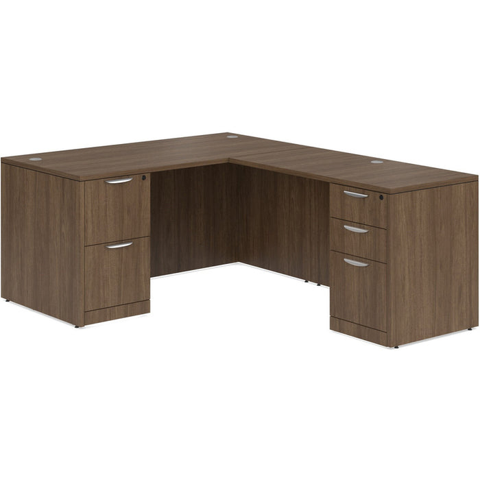 Classic 30x60" BBF/FF ped desk w/42"return MWN