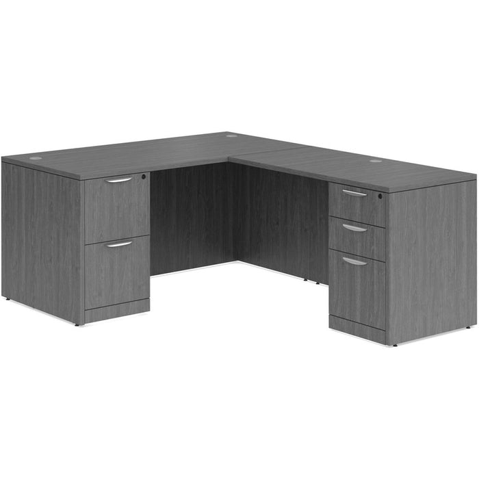 Classic 30x60" BBF/FF ped desk w/42"return NPG