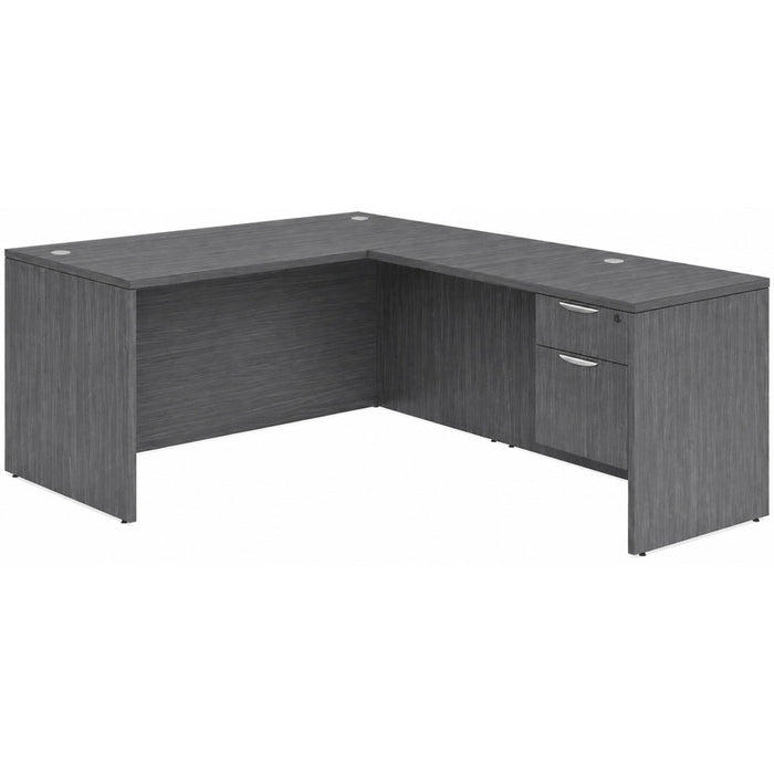 Classic 30x66"single BF ped desk w/42"return CG