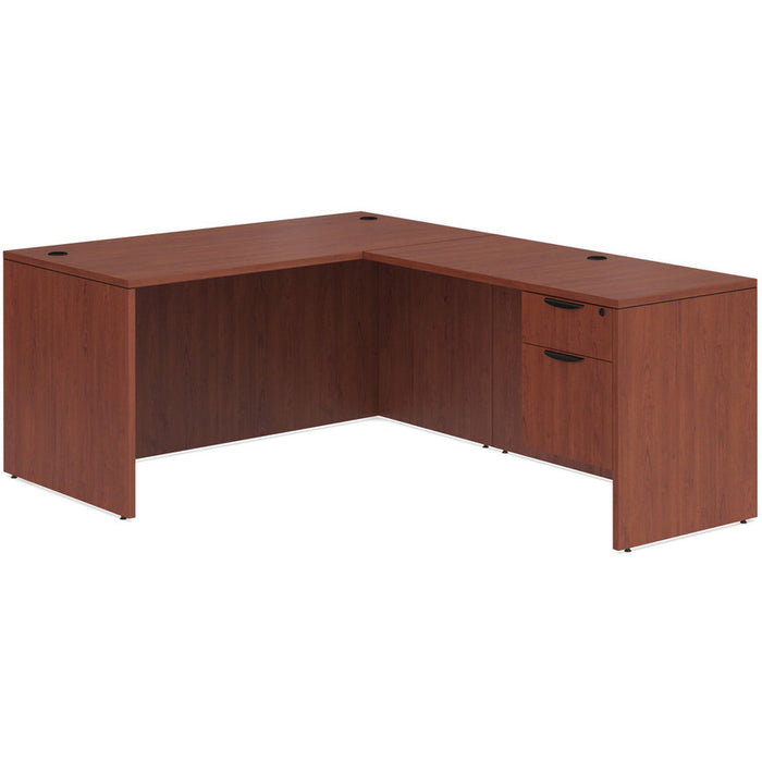 Classic 30x66"single BF ped desk &42"return Cherry