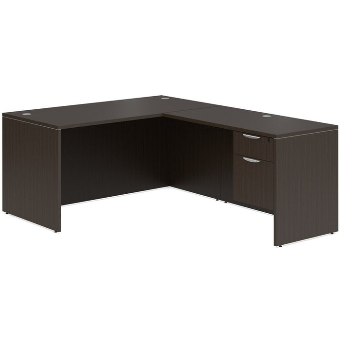 Classic 30x66"single BF ped desk w/42"return ESP
