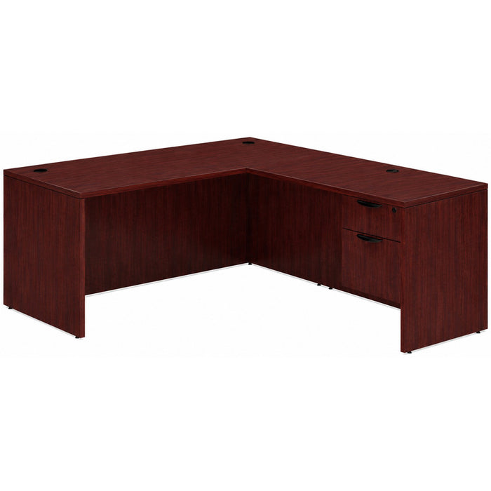 Classic 30x66"single BF ped desk w/42"return MAH