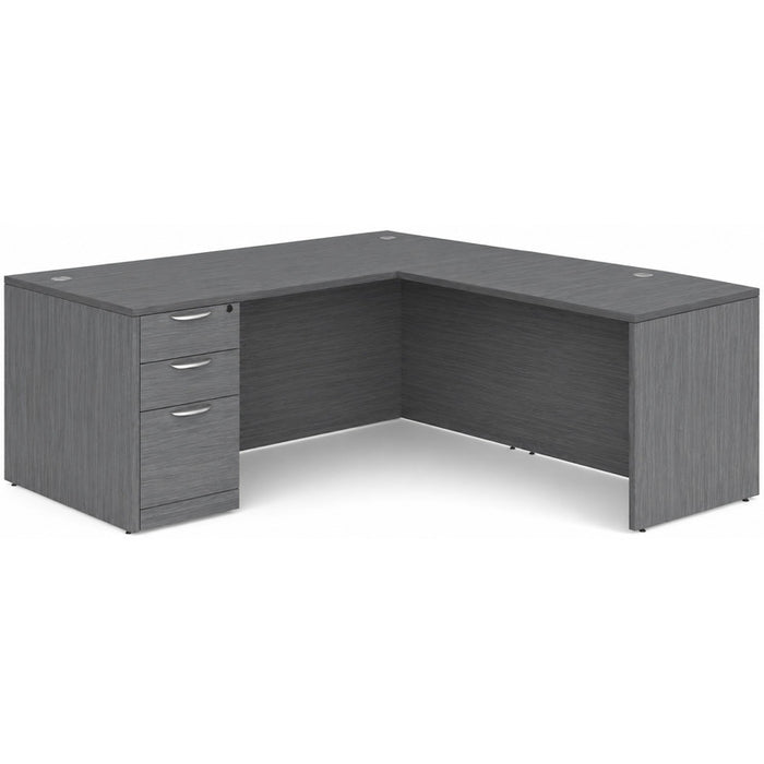 Classic 3066 single BBF ped desk w/42"return CG