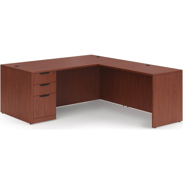 Classic 3066 single BBF ped desk &42"return Cherry