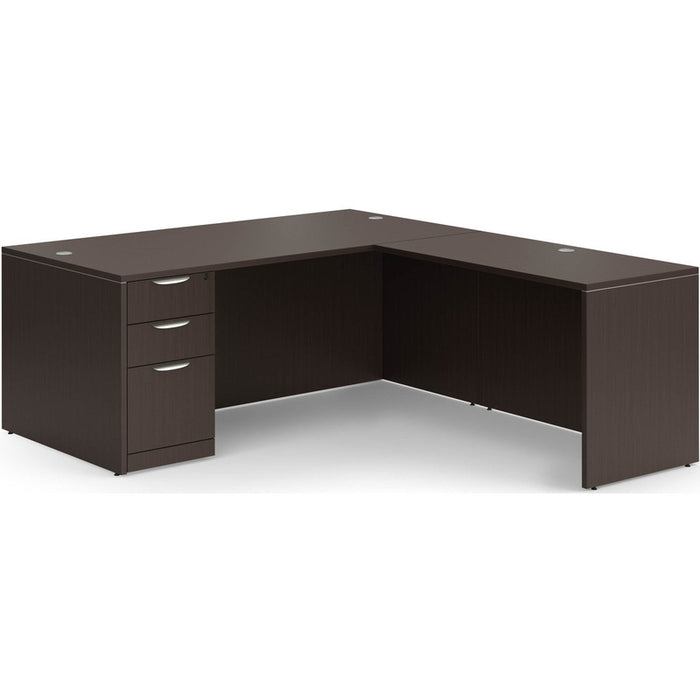 Classic 3066 single BBF ped desk w/42"return ESP
