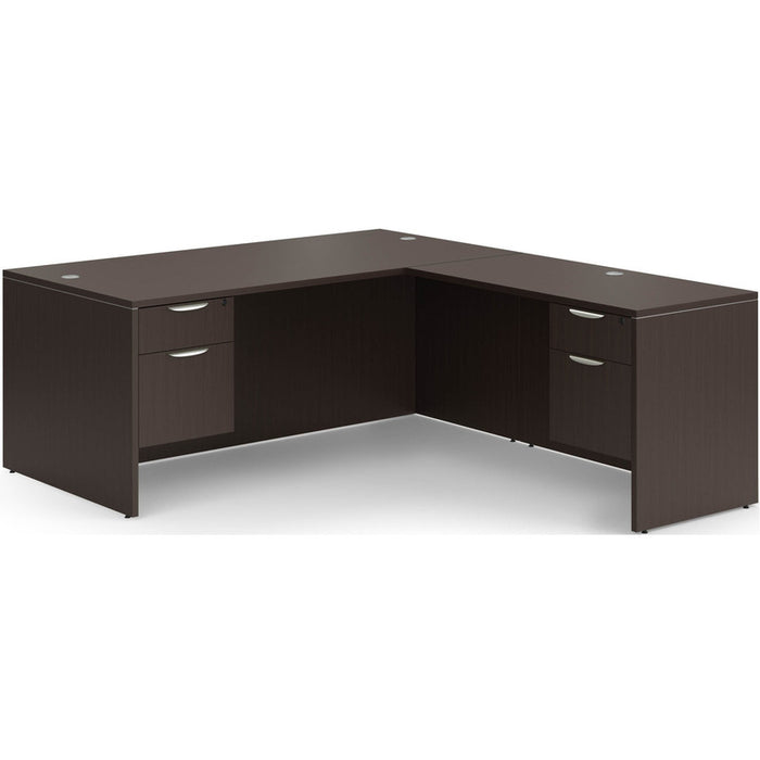 Classic 30x66"double BF ped desk w/42"return ESP