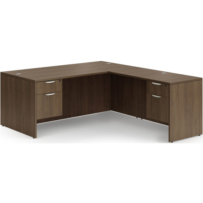 Classic 30x66"double BF ped desk w/42"return MWN