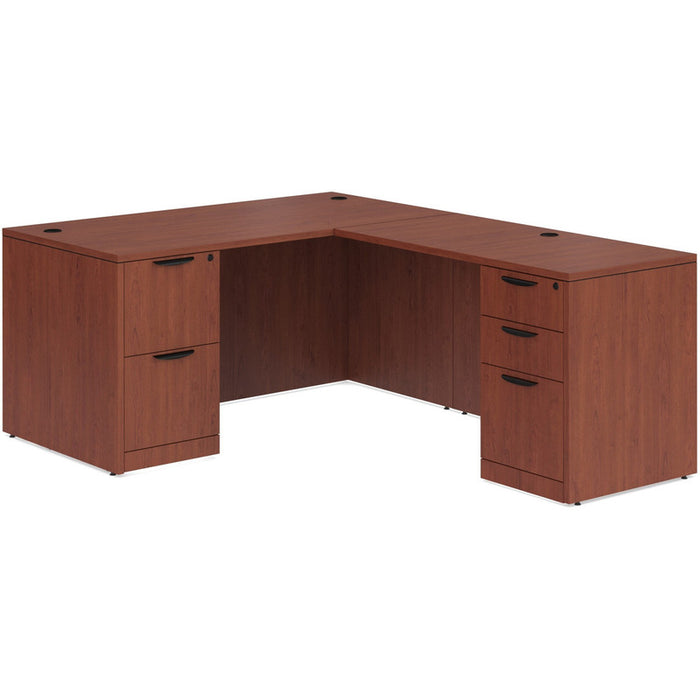 Classic 30x66" BBF/FF ped desk &42"return Cherry