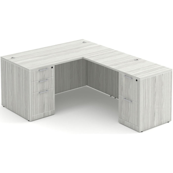 Classic 30x66" BBF/FF ped desk w/42"return SLB