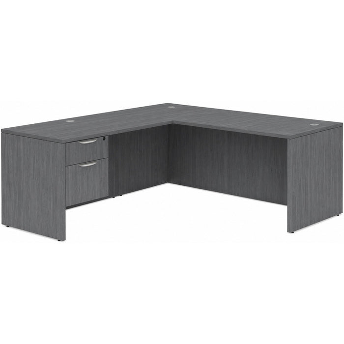 Classic 30x71"single BF ped desk w/42"return CG