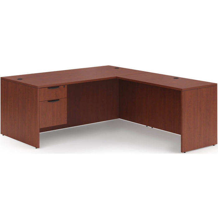 Classic 30x71"single BF ped desk &42"return Cherry