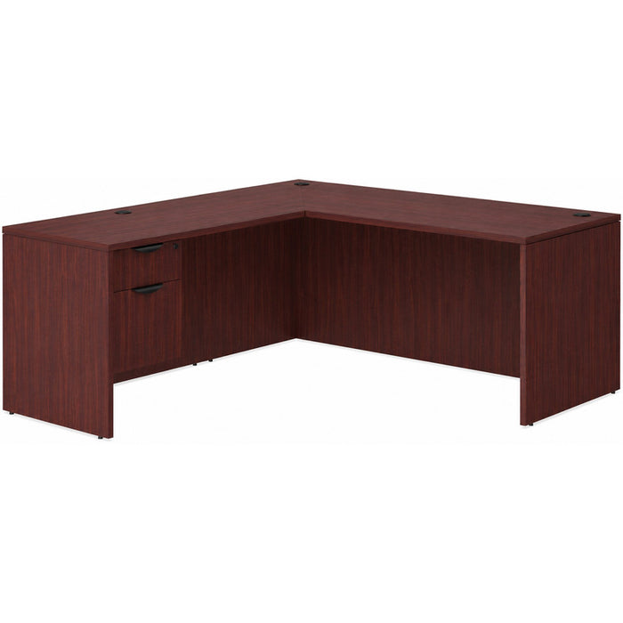 Classic 30x71"single BF ped desk w/42"return MAH