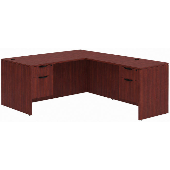 Classic 30x71"double BF ped desk w/42"return MAH
