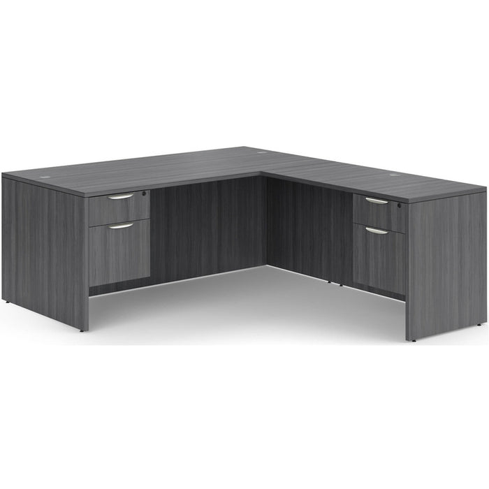Classic 30x71"double BF ped desk w/42"return NPG