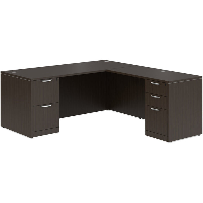 Classic 30x71" BBF/FF ped desk w/42"return ESP
