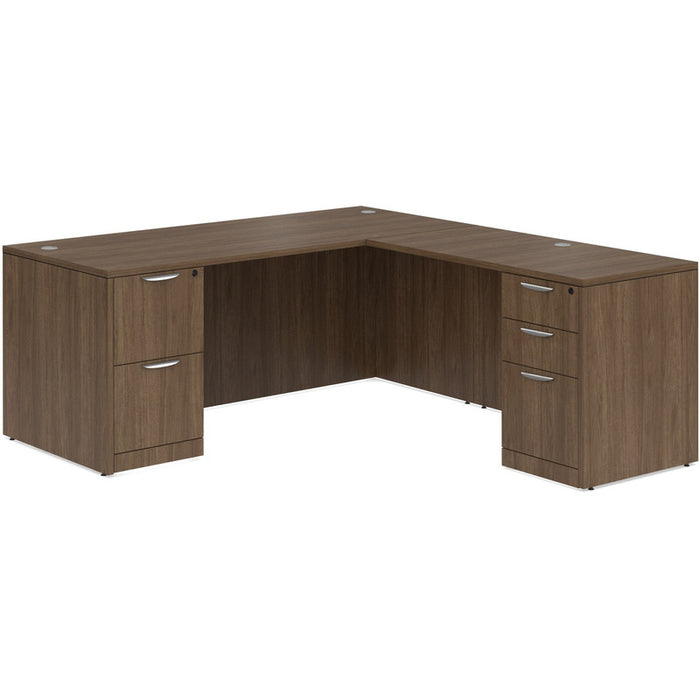 Classic 30x71" BBF/FF ped desk w/42"return MWN