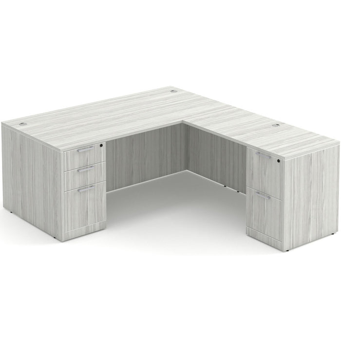 Classic 30x71" BBF/FF ped desk w/42"return SLB